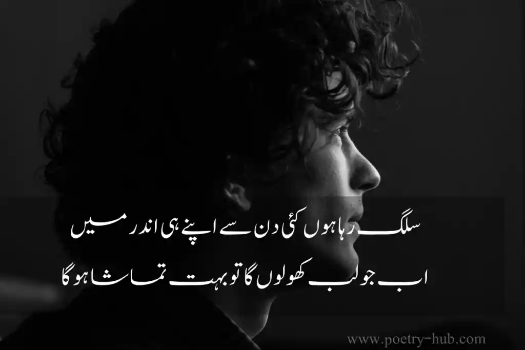 2 lines sad Urdu poetry