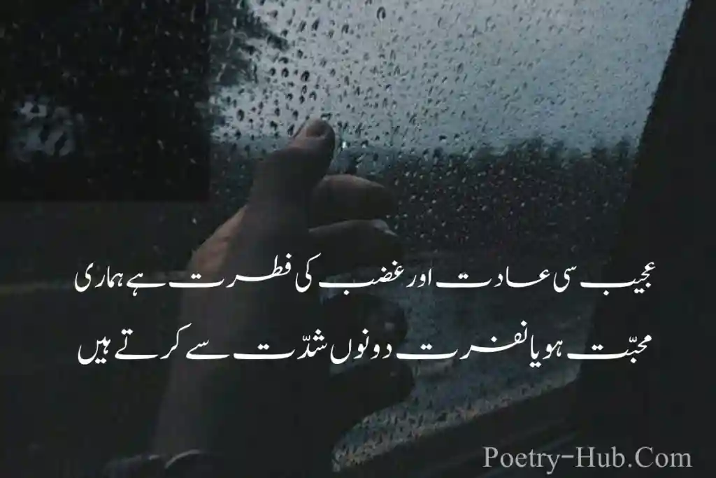 Best Attitude Poetry In Urdu Image  By Poetry Hub