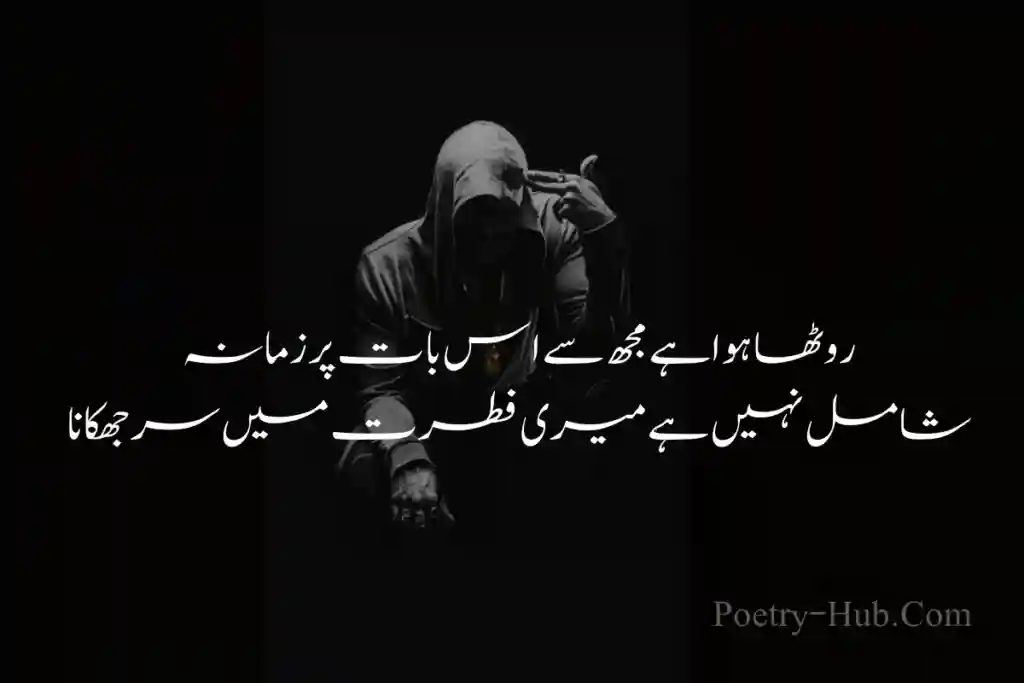 Best Attitude Poetry In Urdu Image