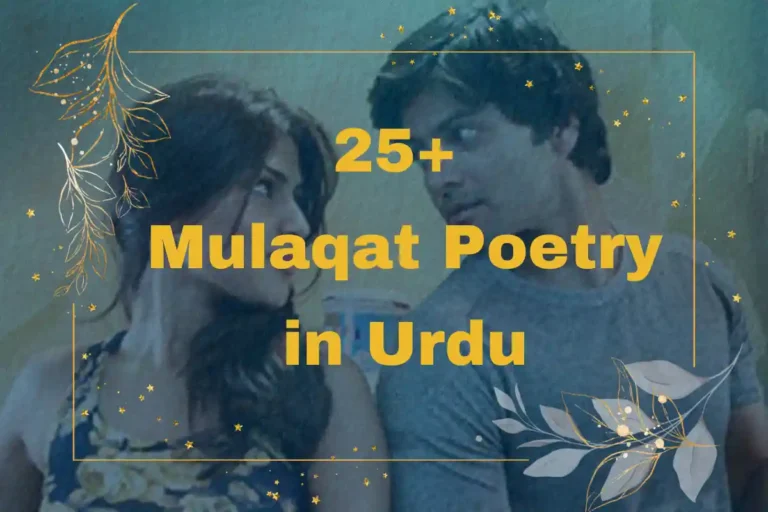 25+ Best Mulaqat Poetry in Urdu | Mulaqat Shayari